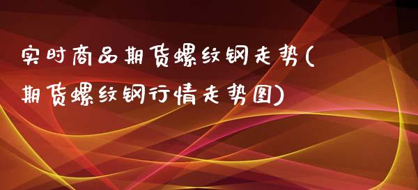 实时商品期货螺纹钢走势(期货螺纹钢行情走势图)