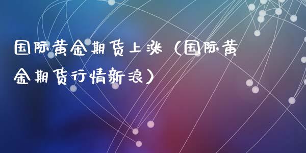 国际黄金期货上涨（国际黄金期货行情新浪）