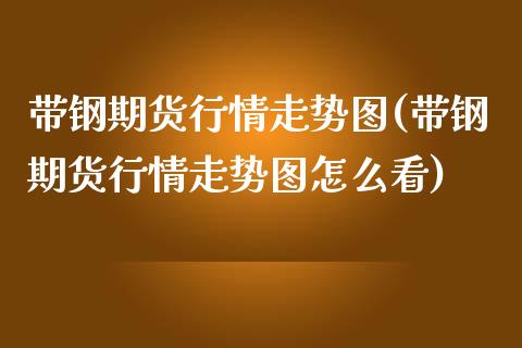 带钢期货行情走势图(带钢期货行情走势图怎么看)