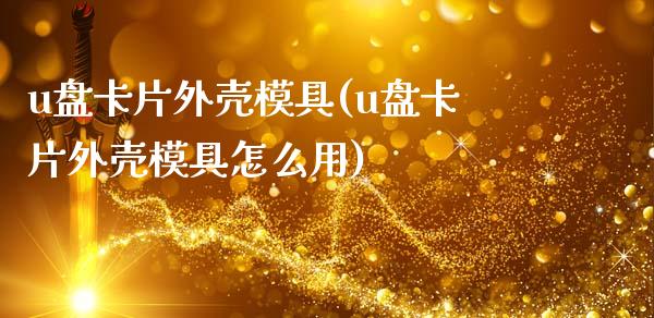 u盘卡片外壳模具(u盘卡片外壳模具怎么用)