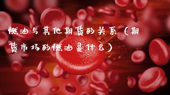 燃油与其他期货的关系（期货市场的燃油是什么）