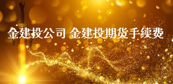 金建司 金建投期货手续费