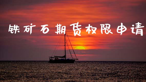 铁矿石期货权限申请
