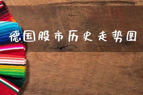 德国股市历史走势图