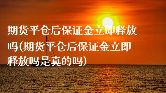 期货平仓后保证金立即释放吗(期货平仓后保证金立即释放吗是真的吗)
