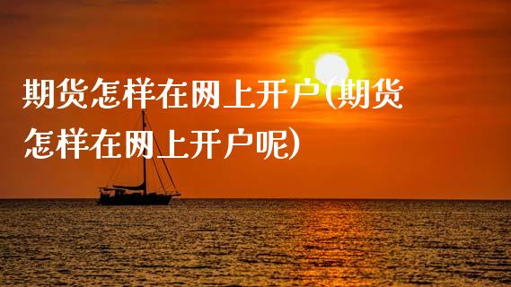 期货怎样在网上开户(期货怎样在网上开户呢)