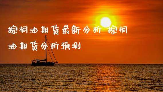 棕榈油期货最新分析 棕榈油期货分析预测