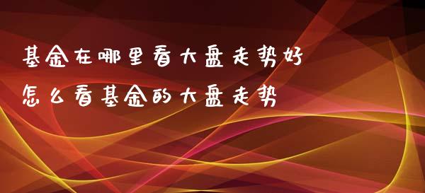 基金在哪里看大盘走势好 怎么看基金的大盘走势