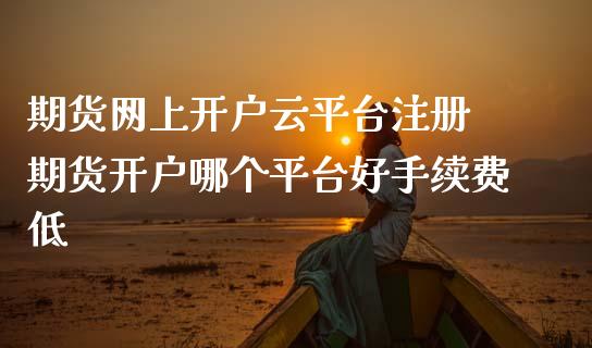 期货网上开户云平台注册 期货开户哪个平台好手续费低