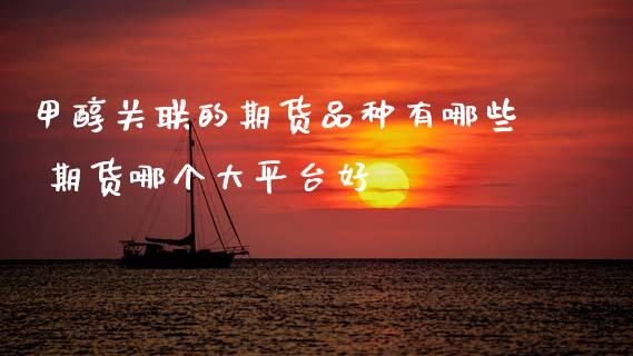 甲醇关联的期货品种有哪些 期货哪个大平台好
