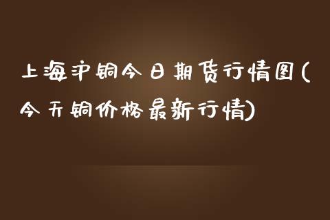 上海沪铜今日期货行情图(今天铜价格最新行情)