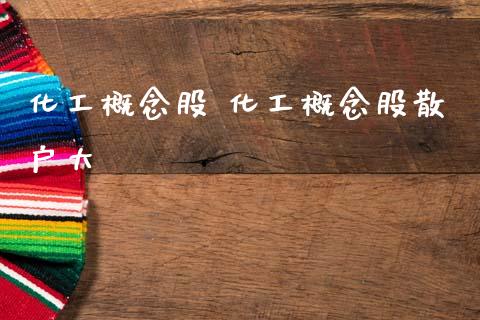 化工概念股 化工概念股散户大
