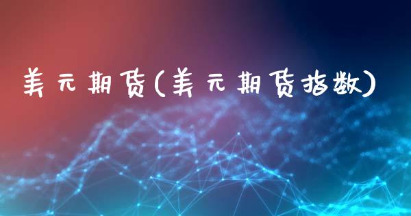 美元期货(美元期货指数)