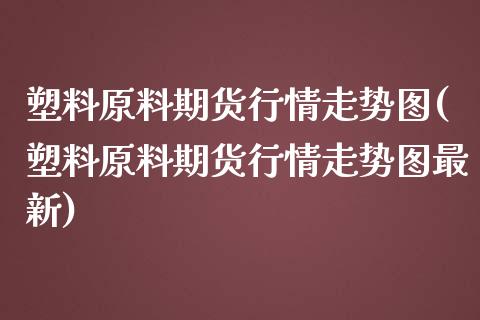 塑料原料期货行情走势图(塑料原料期货行情走势图最新)