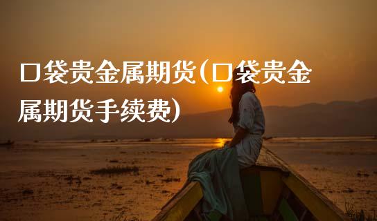口袋贵金属期货(口袋贵金属期货手续费)