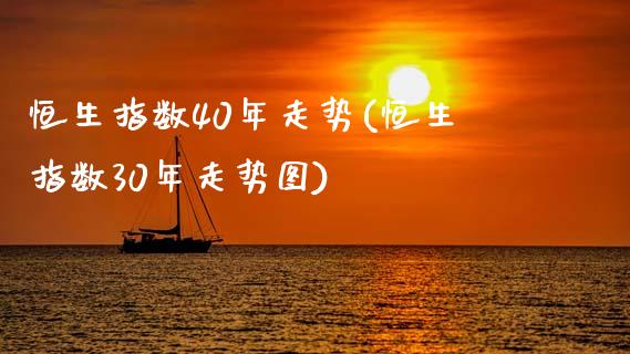 恒生指数40年走势(恒生指数30年走势图)