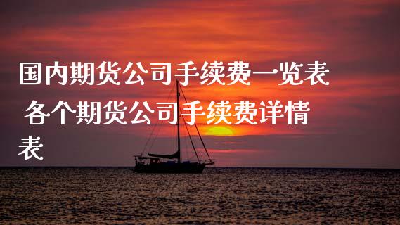 国内期货公司手续费一览表 各个期货公司手续费详情表_理财百科_第1张_宇龙理财网 国内期货公司手续费一览表 各个期货公司手续费详情表_https://www.dglong8.com_理财百科_第1张