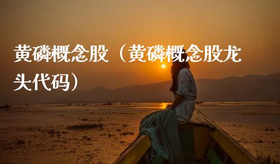 黄概念股（黄概念股龙头代码）