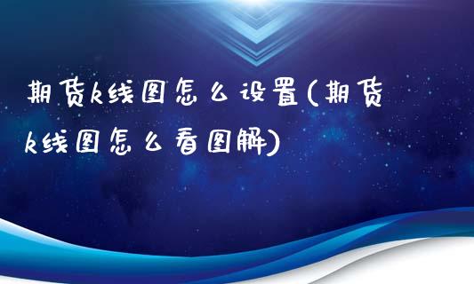 期货k线图怎么设置(期货k线图怎么看图解)