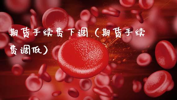 期货手续费下调（期货手续费调低）