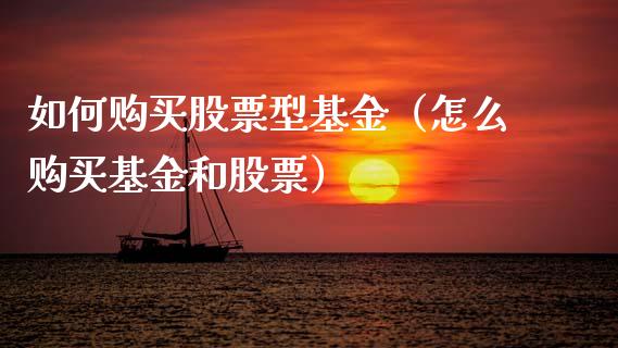 如何购买股票型基金（怎么购买基金和股票）