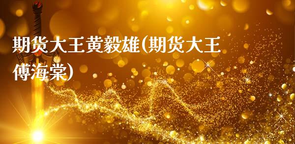 期货大王黄毅雄(期货大王傅海棠)