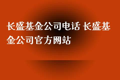 长盛基金公司电话 长盛基金公司官方网站_基金理财_第1张_宇龙理财网 长盛基金公司电话 长盛基金公司官方网站_https://www.dglong8.com_基金理财_第1张
