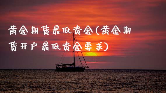 黄金期货最低资金(黄金期货开户最低资金要求)