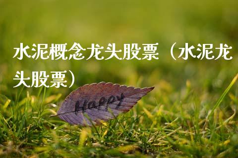 水泥概念龙头股票（水泥龙头股票）