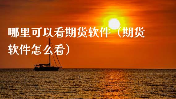 哪里可以看期货软件（期货软件怎么看）