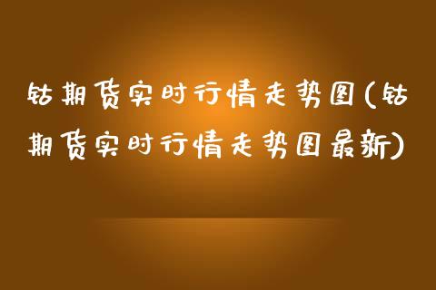 钴期货实时行情走势图(钴期货实时行情走势图最新)