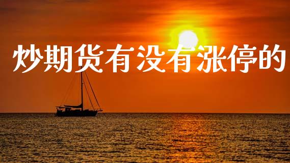 炒期货有没有涨停的