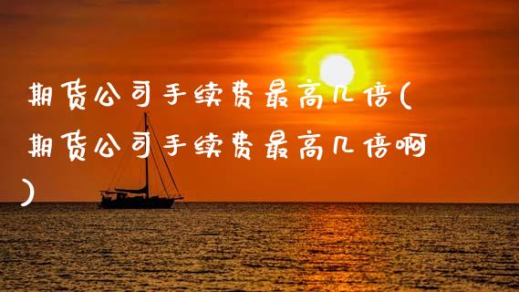 期货公司手续费最高几倍(期货公司手续费最高几倍啊)