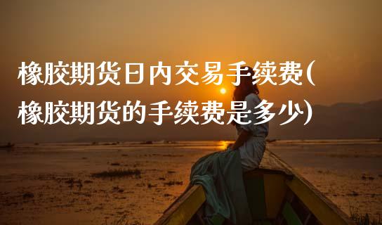 橡胶期货日内交易手续费(橡胶期货的手续费是多少)