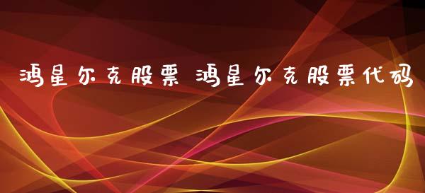 鸿星尔克股票 鸿星尔克股票代码