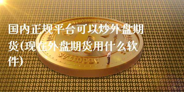 国内正规平台可以炒外盘期货(现在外盘期货用什么软件)