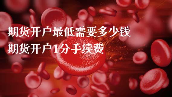 期货开户最低需要多少钱 期货开户1分手续费