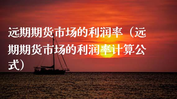 远期期货市场的利润率（远期期货市场的利润率计算公式）