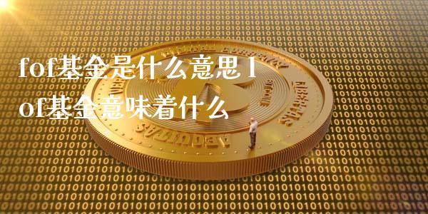 fof基金是什么意思 lof基金意味着什么_基金理财_第1张_宇龙理财网 fof基金是什么意思 lof基金意味着什么_https://www.dglong8.com_基金理财_第1张