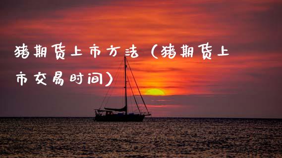 猪期货上市方法（猪期货上市交易时间）