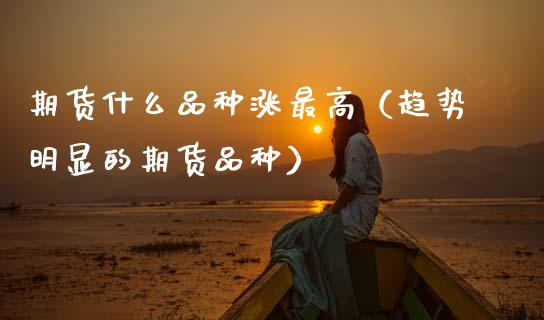 期货什么品种涨最高（趋势明显的期货品种）