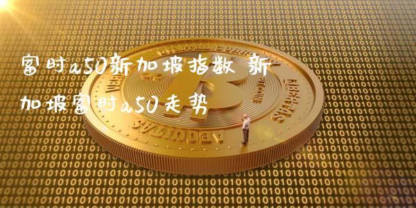 富时a50新加坡指数 新加坡富时a50走势