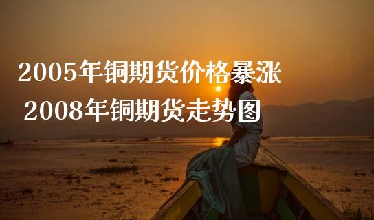 2005年铜期货价格暴涨 2008年铜期货走势图