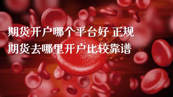 期货开户哪个平台好 正规期货去哪里开户比较靠谱