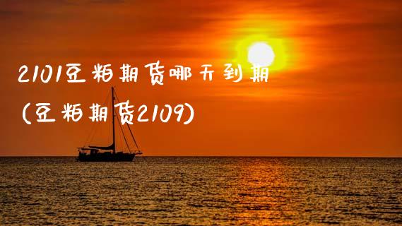 2101豆粕期货哪天到期(豆粕期货2109)