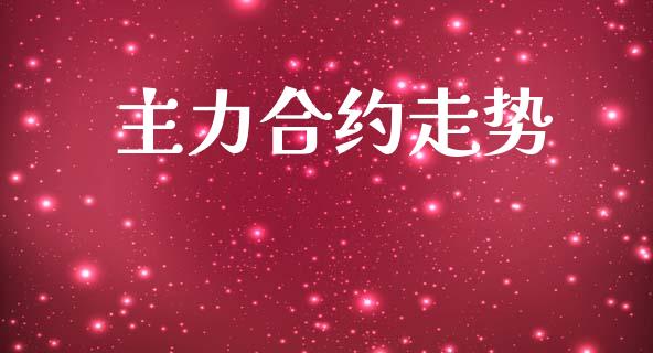 主力合约走势