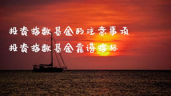 投资指数基金的注意事项 投资指数基金靠谱指标_基金理财_第1张_宇龙理财网 投资指数基金的注意事项 投资指数基金靠谱指标_https://www.dglong8.com_基金理财_第1张