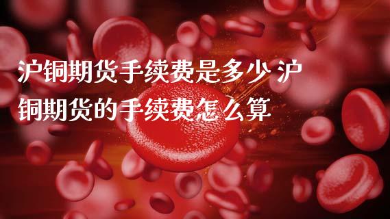 沪铜期货手续费是多少 沪铜期货的手续费怎么算