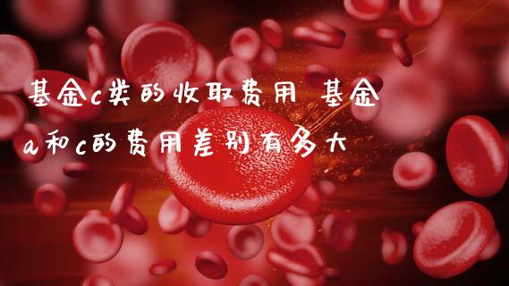 基金c类的收取费用 基金a和c的费用差别有多大