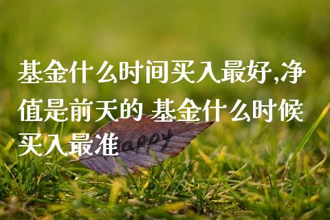 基金什么时间买入最好,净值是前天的 基金什么时候买入最准_基金理财_第1张_宇龙理财网 基金什么时间买入最好,净值是前天的 基金什么时候买入最准_https://www.dglong8.com_基金理财_第1张